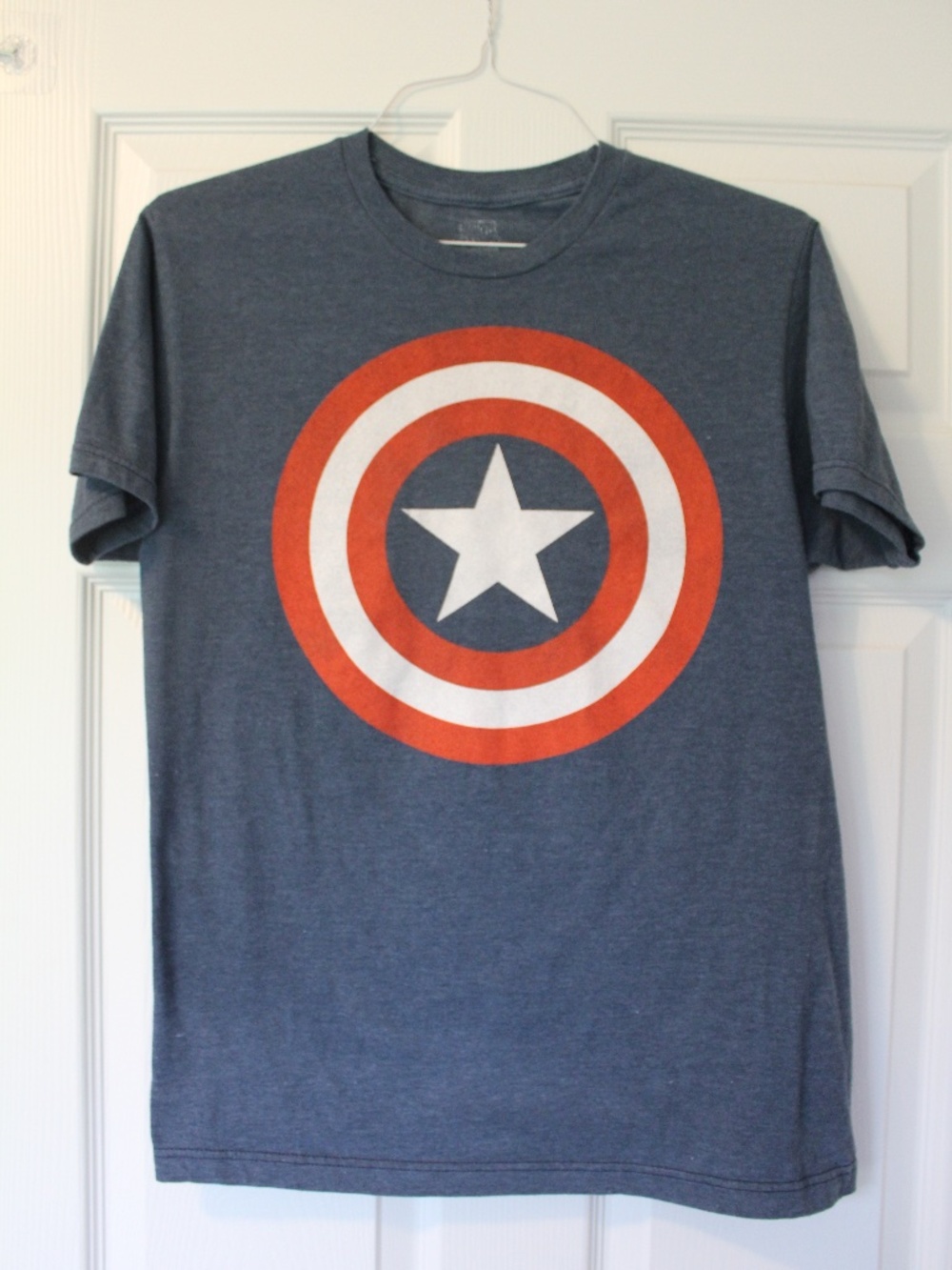 Vintage, Marvel Captain America T shirt, Medium, blue gray